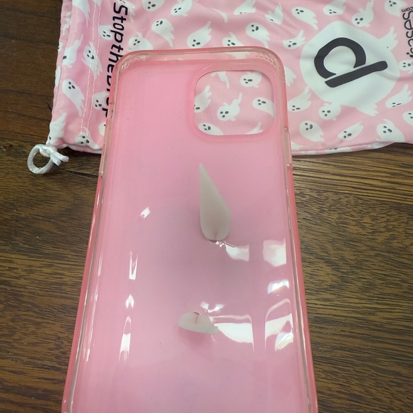 Loopy Case Pink Ghost Kids Phone Case - Picture 2 of 4